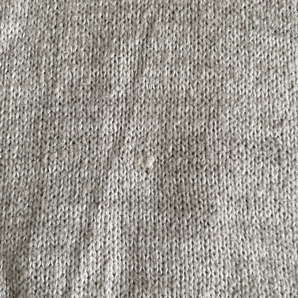 Dressbarn pale grey and white Nordic pullover Knit Cowl Neck Sweater ❄️ - Picture 16 of 17